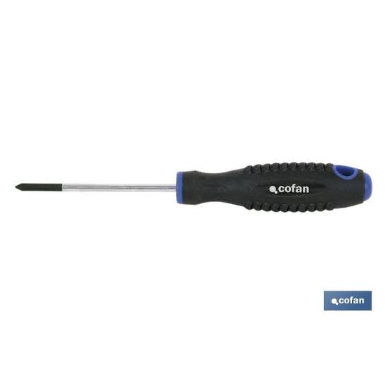 Destornillador V-pasante 3x125 COFAN Estre.